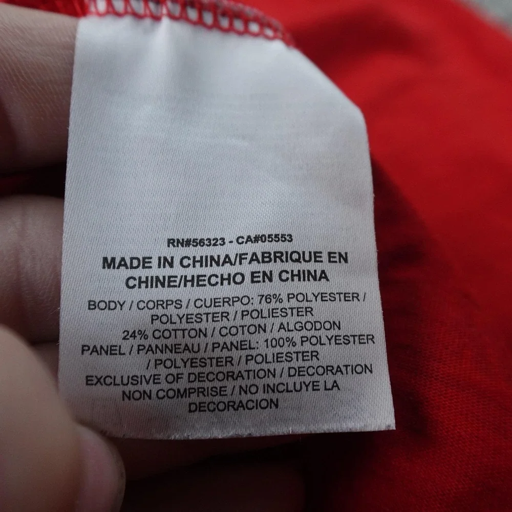 Nike Shirt Mens L Red Sportswear Bonded Short Sleeve Running Gym Performance Tee